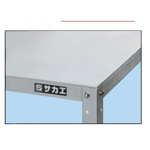 エスコ EA956SA-32 540x450x800mm アルミ製ツールワゴン(エラストマー車) 1台 （ご注文単位1台）【直送品】