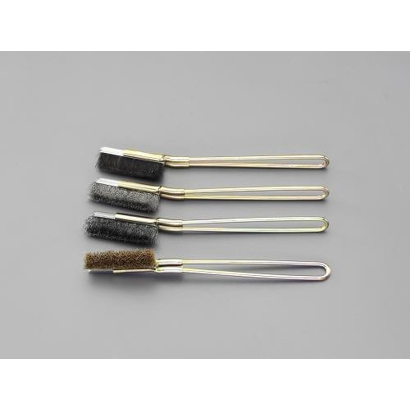 エスコ EA109GB-100 ブラシセット(ストレート) 1個（ご注文単位1個）【直送品】