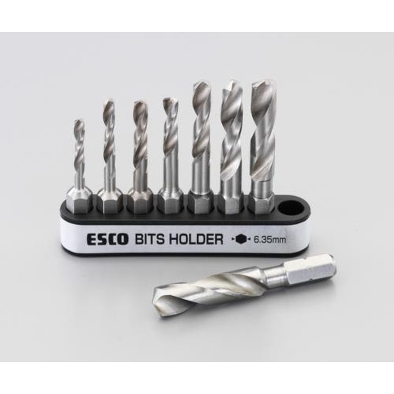 エスコ EA824BW-0 3.0-8.0mm/8本組六角軸ドリル 1個（ご注文単位1個）【直送品】