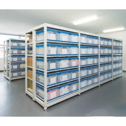 エスコ EA976FD-22 1250x570x2073mm コンテナラック(40L/移動式) 1台 (ご注文単位1台)【直送品】