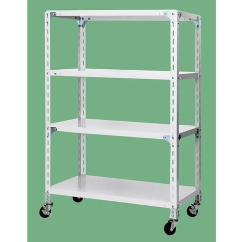 エスコ EA976FE-22 875x600x1300mm/3段 軽量キャスターラック 1台 (ご注文単位1台)【直送品】
