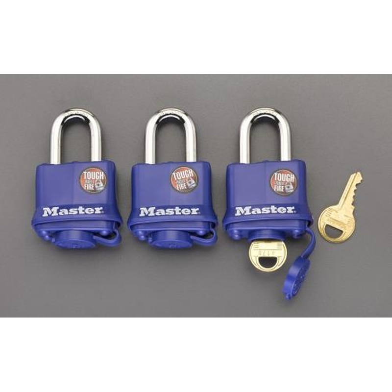 エスコ EA983SA-4 40mmパドロック(3個組/同一キー) 1個（ご注文単位1個）【直送品】