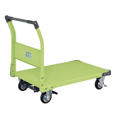 エスコ EA520BS-51 955x630mm/400kg 運搬車(フットブレーキ付) 1台 （ご注文単位1台）【直送品】