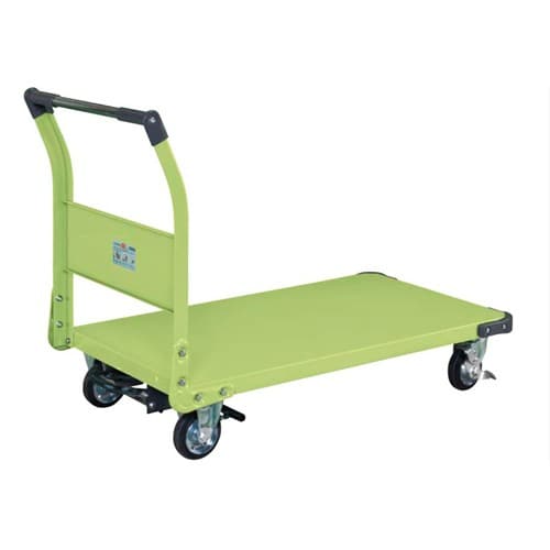 エスコ EA520BS-52 1105x630mm/400kg 運搬車(フットブレーキ付) 1台 （ご注文単位1台）【直送品】