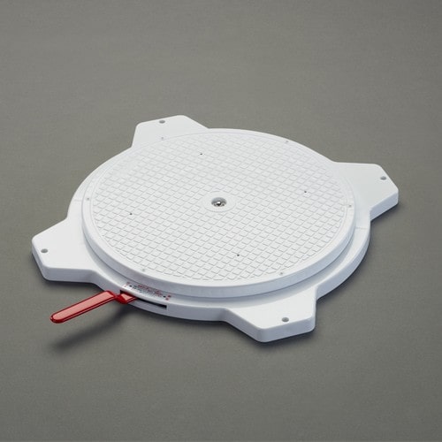 エスコ EA956SA-16 φ363x39mm/150kg 回転作業台(ストッパ付) 1台 （ご注文単位1台）【直送品】