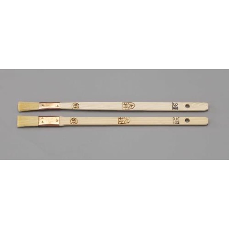 エスコ EA109LJ 2本組目地・サッシ用刷毛 1個(ご注文単位1個)【直送品】