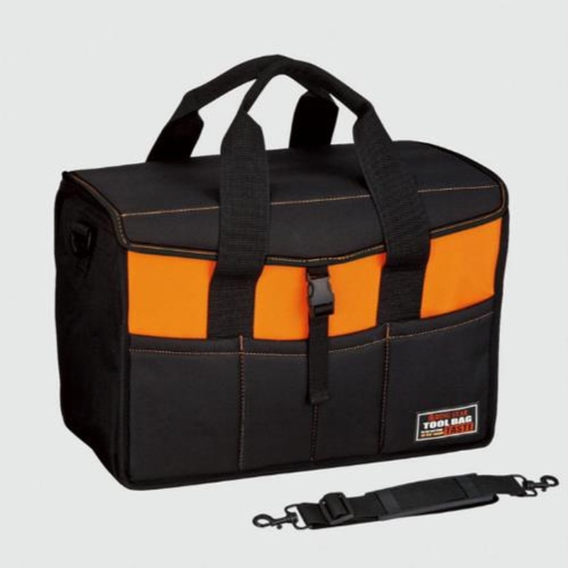 エスコ EA925CH-22 415x205x280mmツールバッグ(オレンジ) 1個(ご注文単位1個)【直送品】