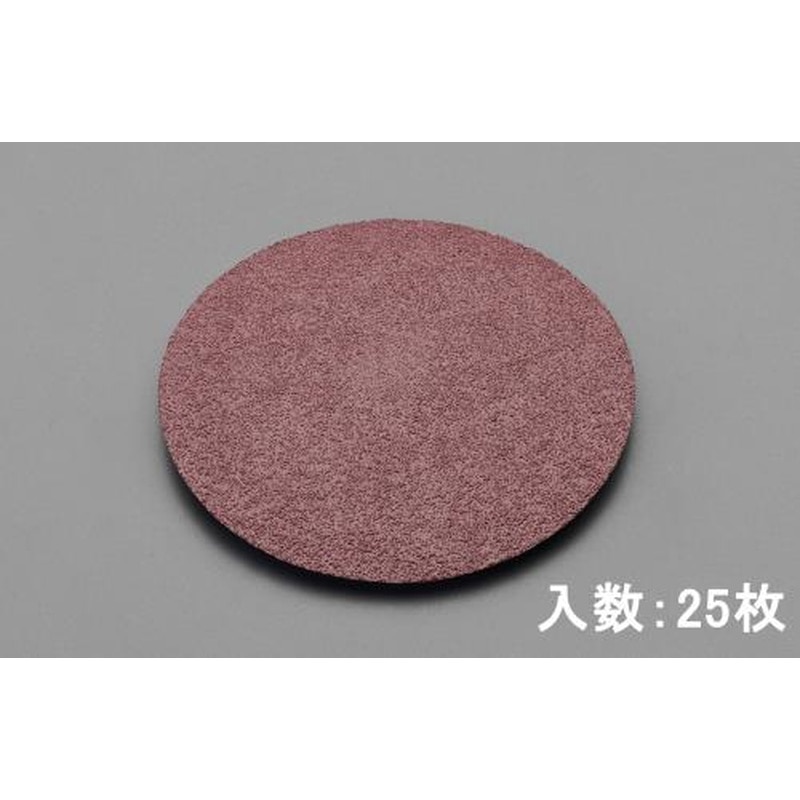 エスコ EA809MF-80 102mm/#80ディスクペーパー(25枚) 1個(ご注文単位1個)【直送品】
