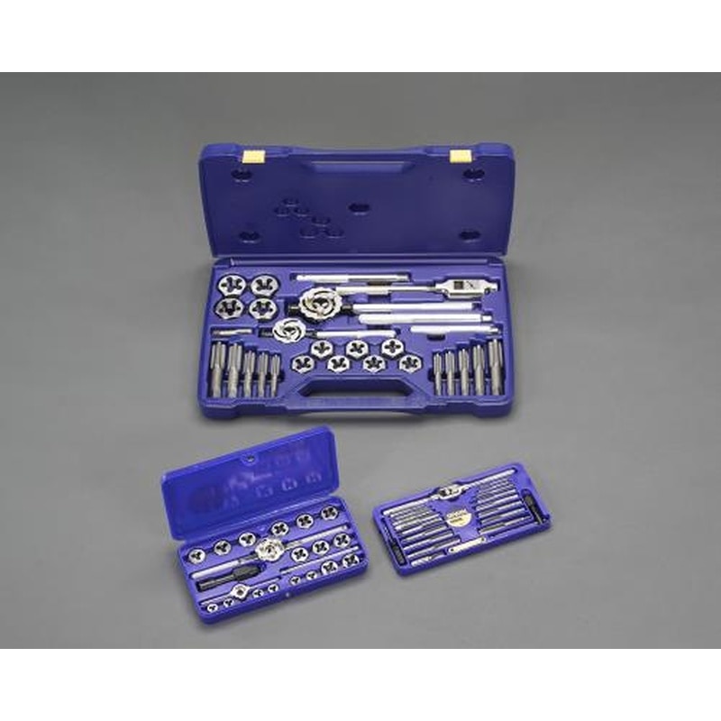 エスコ EA829VK-7 M3-M24タップダイス細目並目セット 1個(ご注文単位1個)【直送品】