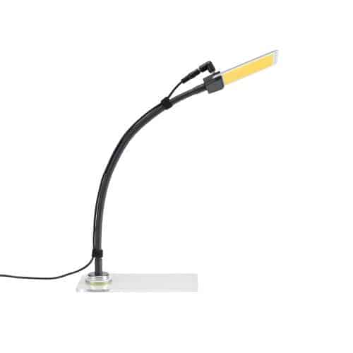 エスコ EA761XB-125 AC100-240V/15.3W デスクスタンド/LED(黒) 1個 （ご注文単位1個）【直送品】