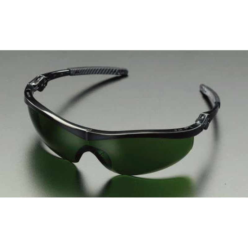 エスコ EA800CH-6 保護めがね(グリーン3.0遮光度) 1個（ご注文単位1個）【直送品】