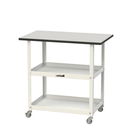 エスコ EA956KG-13 750x450x738mm 天板付ツールワゴン(クリーンルーム対応) 1台 （ご注文単位1台）【直送品】