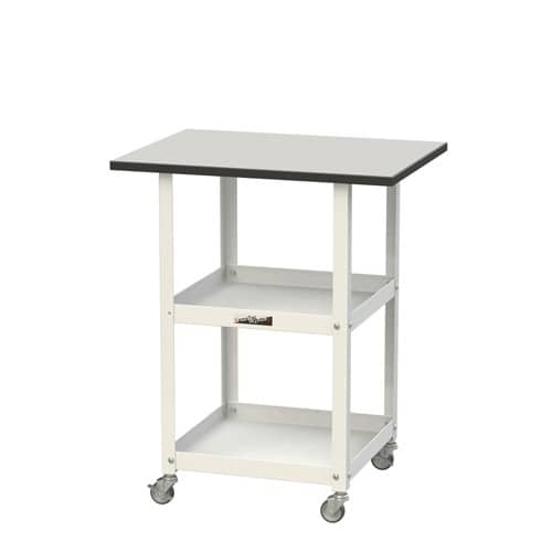 エスコ EA956KG-12 600x450x738mm 天板付ツールワゴン(クリーンルーム対応) 1台 （ご注文単位1台）【直送品】