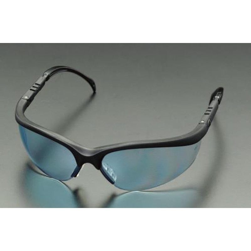 エスコ EA800CG-14 保護めがね(ライトブルー) 1個（ご注文単位1個）【直送品】