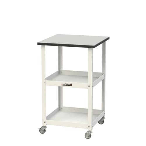 エスコ EA956KG-11 450x450x738mm 天板付ツールワゴン(クリーンルーム対応) 1台 （ご注文単位1台）【直送品】