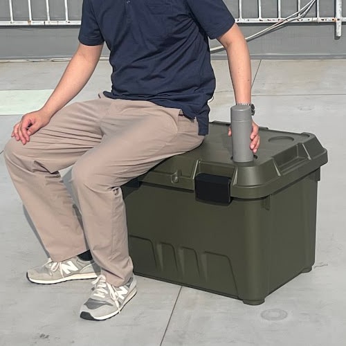 エスコ EA506NA-13 600x379x333mm/45.0L 収納ボックス(OD/6個) 1個 （ご注文単位1個）【直送品】