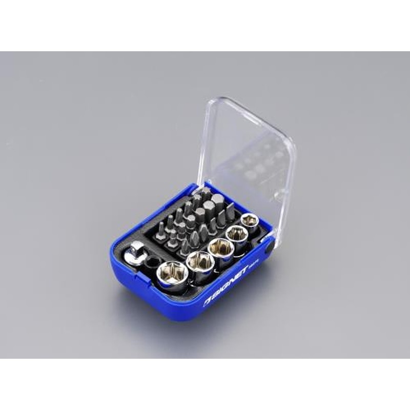 エスコ EA617CJ-8 1/4”DR［INHEX]ソケットセット 1個（ご注文単位1個）【直送品】