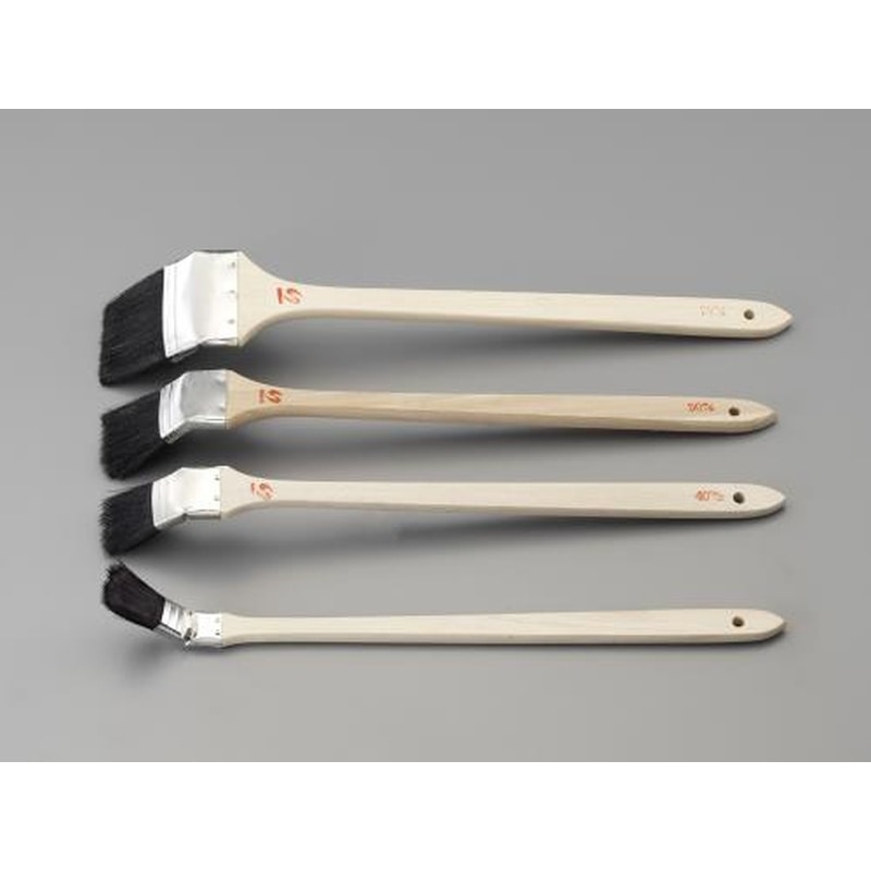 エスコ EA109HK-10 4本組アングル型長柄刷毛 1個（ご注文単位1個）【直送品】