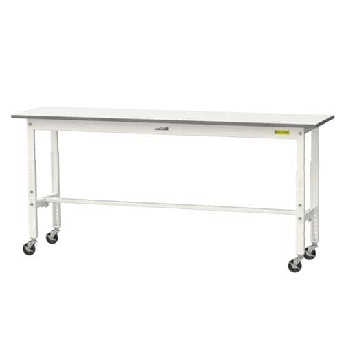 エスコ EA956TD-124 1800x450x685-985mm ワークテーブル(キャスター付) 1台 (ご注文単位1台)【直送品】