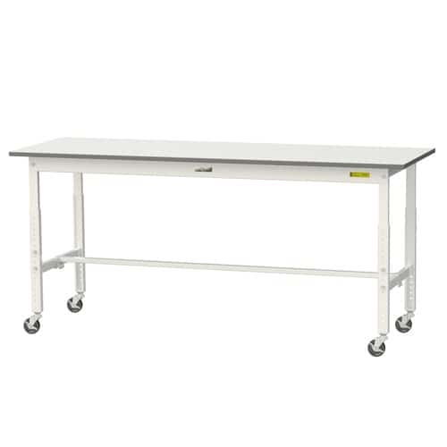 エスコ EA956TD-130 1800x600x685-985mm ワークテーブル(キャスター付) 1台 (ご注文単位1台)【直送品】