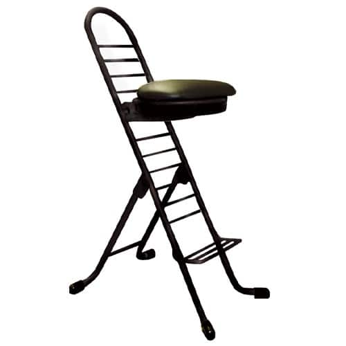 エスコ EA956XW-57 ワークチェアー(高さ調整式/座面120度回転) 1台 （ご注文単位1台）【直送品】