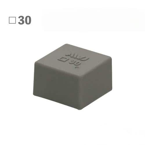 エスコ EA983FN-182 30x30x20mm 角型保護キャップ(EL/グレー/2個) 1束 （ご注文単位1束）【直送品】