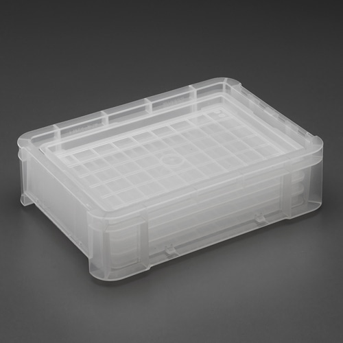 エスコ EA506AF-335 350x255x100mm/6.4L コンテナ(透明) 1個 （ご注文単位1個）【直送品】