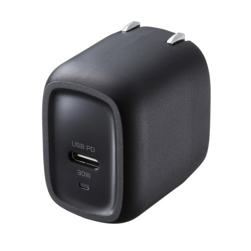 エスコ EA940CD-196 AC100-240V USBPD充電器(1P/3A/黒/TypeC) 1個 （ご注文単位1個）【直送品】