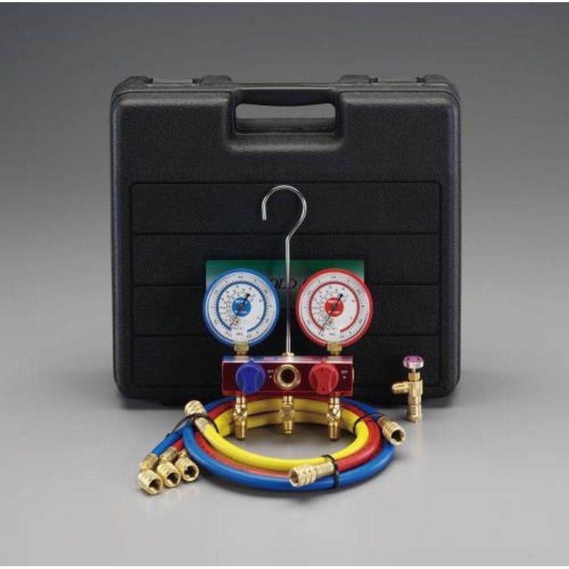 エスコ EA101TR-5[R32・R410A]ボールバルブ式マニホールドキット 1個（ご注文単位1個）【直送品】