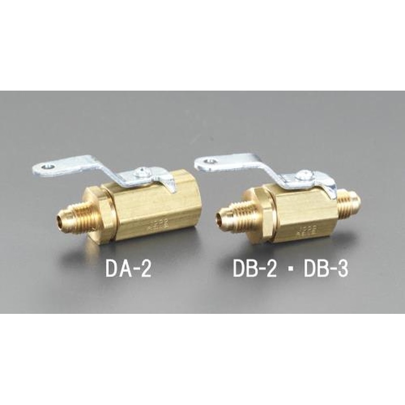 エスコ EA496DB-2 F1/4”xF1/4”冷媒用ボールバルブ 1個（ご注文単位1個）【直送品】