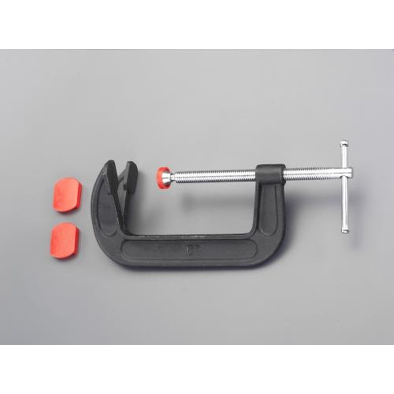 エスコ EA526XC-4 0-102mm/57mmシャコ万力(ダブルヘッド) 1個（ご注文単位1個）【直送品】