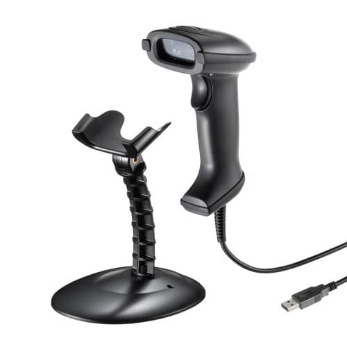 エスコ EA764DA-25 1次元CCDバーコードリーダー(スタンド付) 1個 （ご注文単位1個）【直送品】