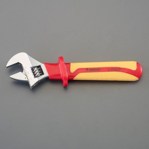 エスコ EA530HW-150 150mm/18mm モンキーレンチ(絶縁グリップ) 1本 （ご注文単位1本）【直送品】