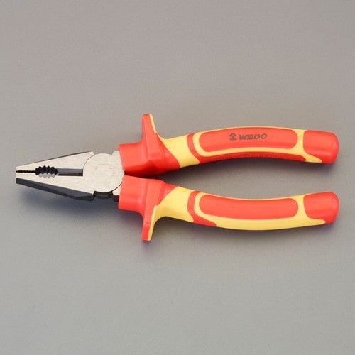 エスコ EA534WE-150 150mm 電工ペンチ(絶縁グリップ) 1個 （ご注文単位1個）【直送品】