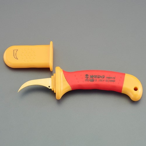 エスコ EA640GW-1 50x180mm 絶縁電工ナイフ(被覆切) 1個 （ご注文単位1個）【直送品】