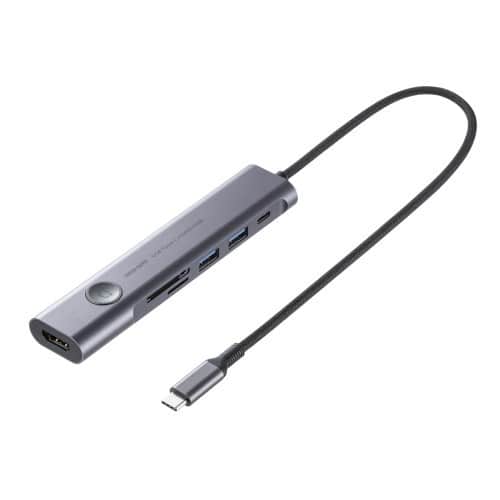 エスコ EA764BY-168 [USB Type C] ドッキングハブ(カードリーダー付) 1個 （ご注文単位1個）【直送品】