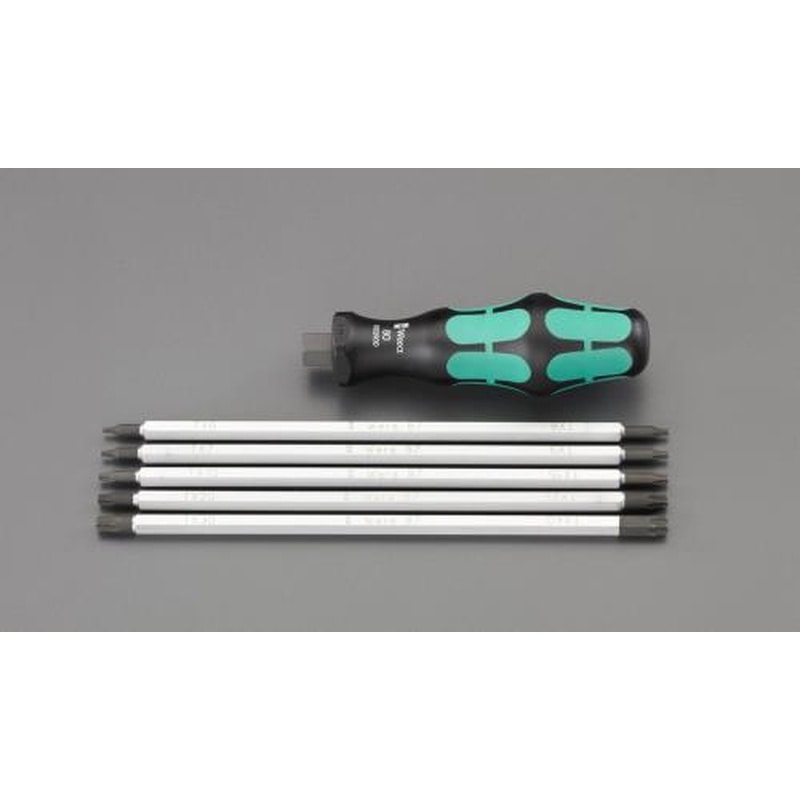 エスコ EA564AB-4 5本組［Torx]ドライバー(差替式) 1個（ご注文単位1個）【直送品】