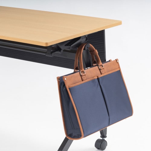 エスコ EA954HC-717 1200x600x700mm ミーティングテーブル(木目) 1台 （ご注文単位1台）【直送品】