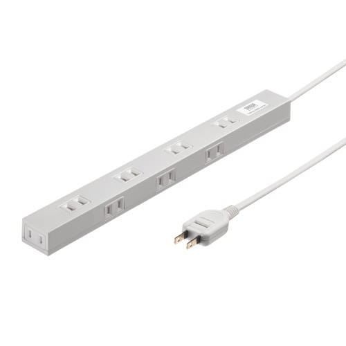 エスコ EA815GM-359 AC125V/15Ax2m タップ(8口/2P/マグネット付) 1本 （ご注文単位1本）【直送品】