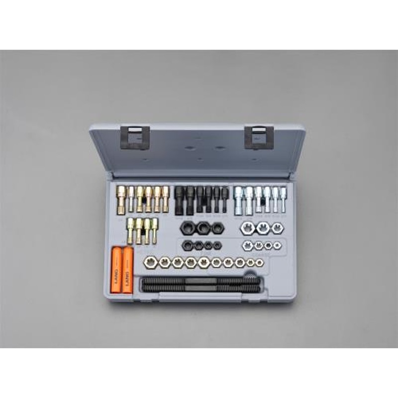 エスコ EA829BG タップダイスセット(ねじ山修正/ミリ・インチ) 1個(ご注文単位1個)【直送品】