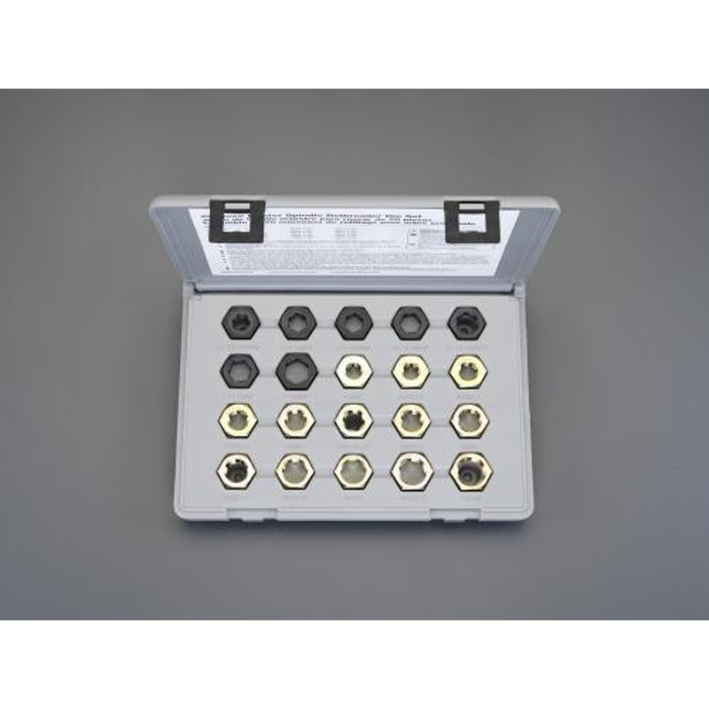 エスコ EA829BJ M16-M27/11/16”-1”ダイスセット(ミリ・インチ) 1個(ご注文単位1個)【直送品】