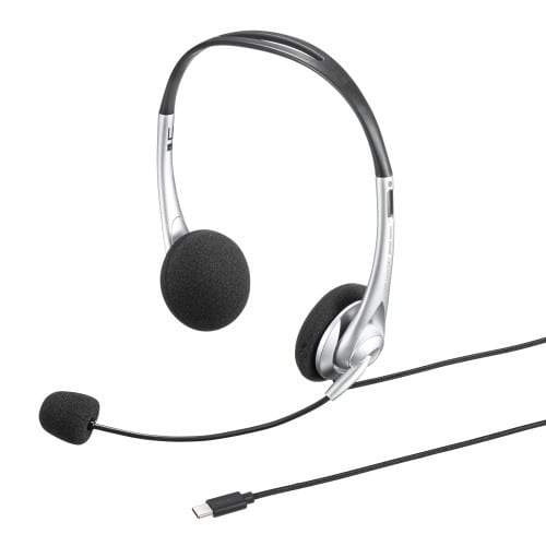 エスコ EA763BC-79 1.8m USBヘッドセット(Type C 単一指向性マイク) 1個 （ご注文単位1個）【直送品】