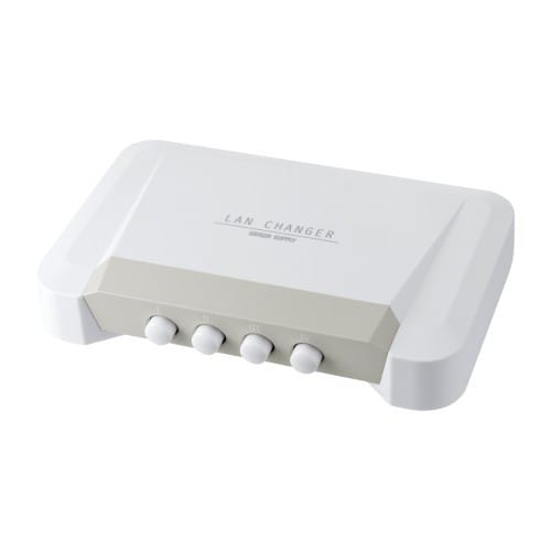 エスコ EA764AD-402 LAN切替器(4回路) 1個 （ご注文単位1個）【直送品】