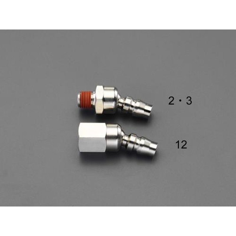 エスコ EA140EC-12 RC1/4”雌ねじプラグ(スイベル型) 1個(ご注文単位1個)【直送品】