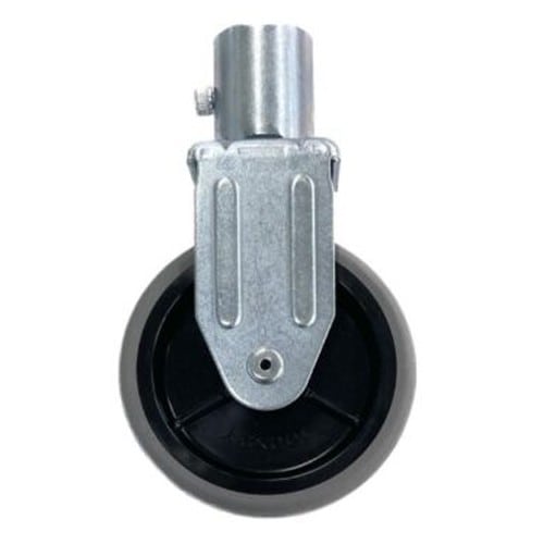 エスコ EA976AW-402S [パイプラック用]100mm差込キャスター(固定/4個) 1セット （ご注文単位1セット）【直送品】