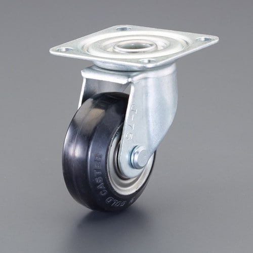 エスコ EA986PN-311 75mm キャスター(自在金具付/高導電) 1個 （ご注文単位1個）【直送品】