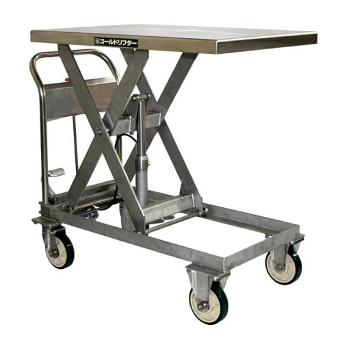 エスコ EA520XA-11B 400x 720mm/150kg テーブルリフト(ステンレス製) 1台 （ご注文単位1台）【直送品】