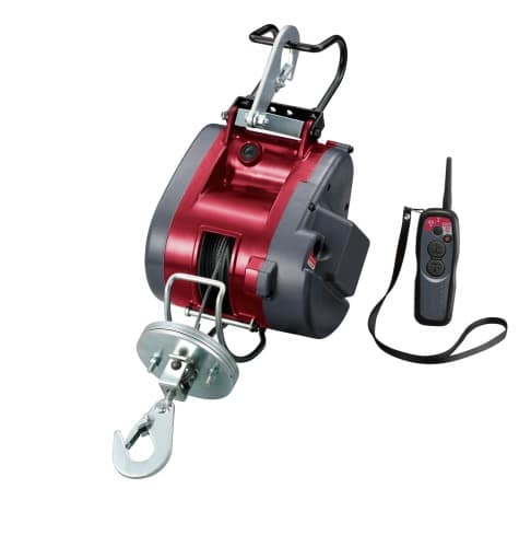 エスコ EA840BC-60B 60kg/20m 電動ウインチ(ワイヤレス・リモコン型) 1台 （ご注文単位1台）【直送品】