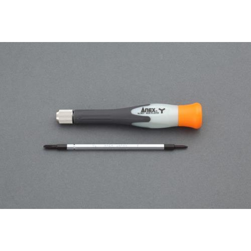 エスコ EA552EN-10 ドライバー(差替式精密用) 1個(ご注文単位1個)【直送品】