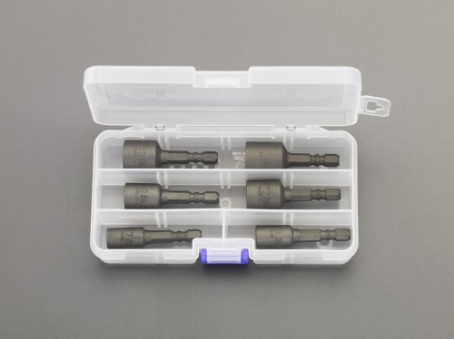 エスコ EA612AG-1A 7-14mm 6本組ナットセッター 1セット （ご注文単位1セット）【直送品】